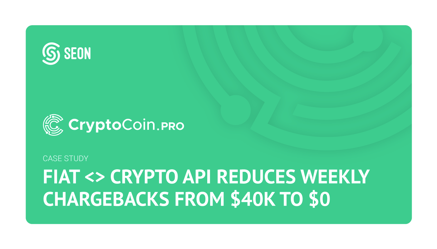 CryptoCoin Reduces Chargebacks to $0 with SEON