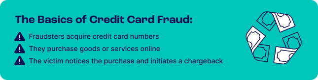 basic steps of credit card fraud
