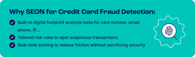 Credit Card Fraud - How SEON Helps
